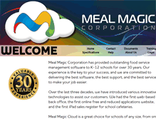 Tablet Screenshot of mealmagic.com
